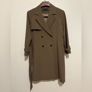 New! Double-Breasted Trench Coat - size Small